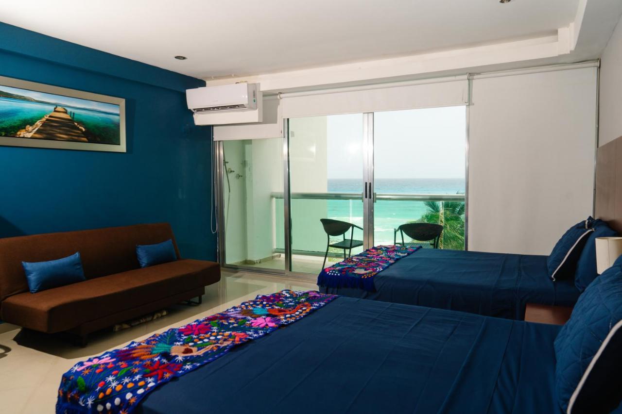 Ocean Front View Villa Cancun Luaran gambar